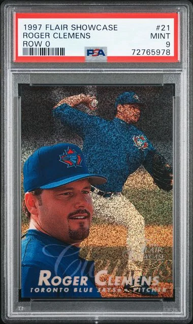1997 Fleer Flair Showcase Roger Clemens Row 0 #21 card image