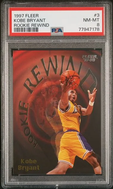 1997 Fleer Kobe Bryant Rewind #3 card image