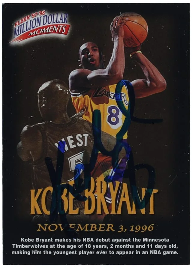1997 Fleer Kobe Bryant Million Dollar Moments #31 card image