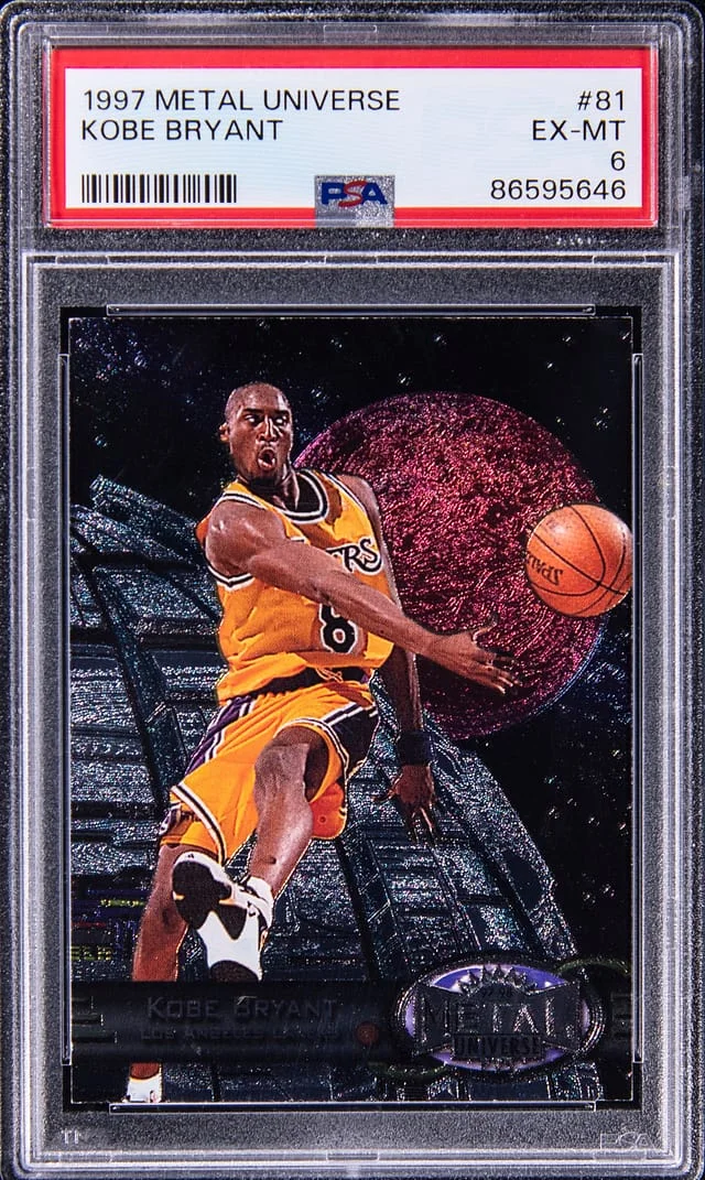 1997 Fleer Metal Universe Kobe Bryant #81 card image