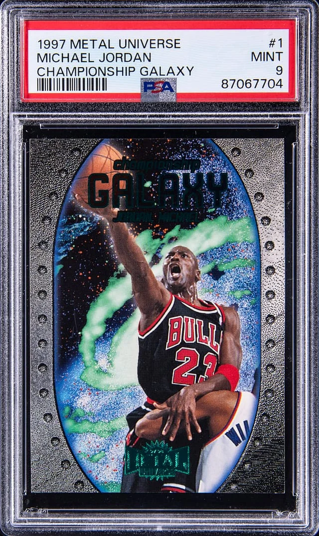 1997 Fleer Metal Universe Michael Jordan Championship Galaxy #1 card image
