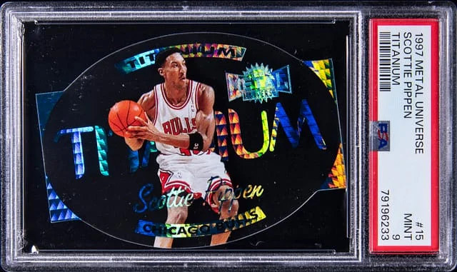 1997 Fleer Metal Universe Scottie Pippen Titanium #15 card image