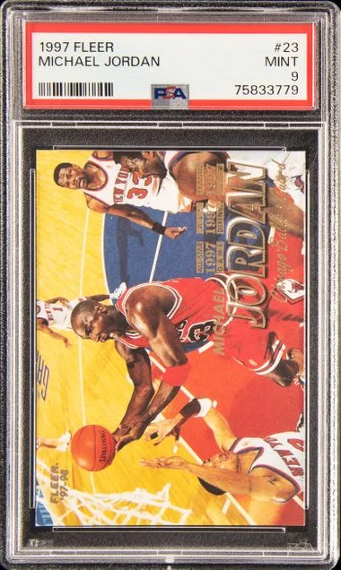 1997 Fleer Michael Jordan #23 card image