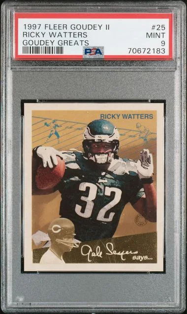 1997 Fleer Ricky Watters Goudey Ii Goudey Greats #25 card image