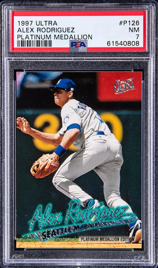 1997 Fleer Ultra Alex Rodriguez Platinum Medallion #P126 card image
