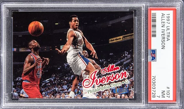 1997 Fleer Ultra Allen Iverson #107 card image
