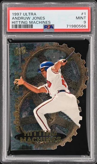 1997 Fleer Ultra Andruw Jones Hitting Machines #1 card image