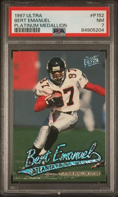 1997 Fleer Ultra Bert Emanuel Platinum Medallion #P152 card image