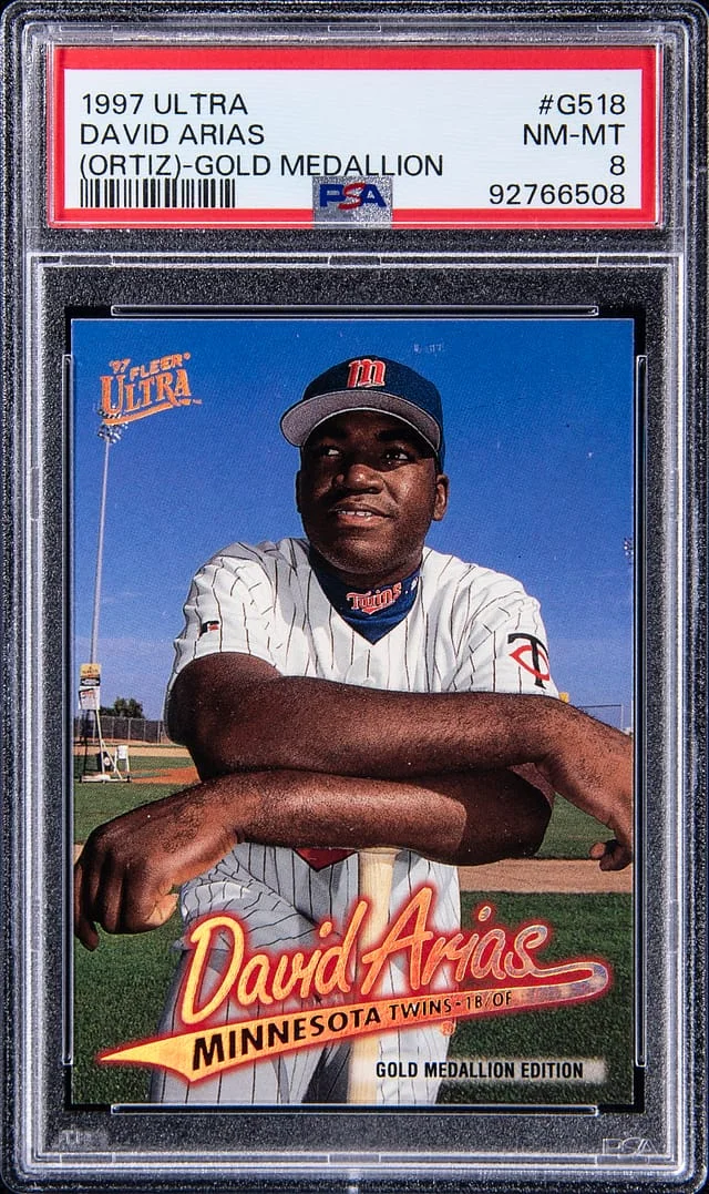 1997 Fleer Ultra David Arias (Ortiz) Gold Metallion #G518 card image