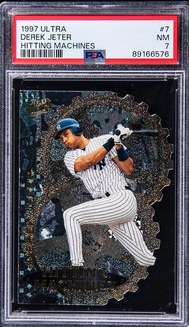1997 Fleer Ultra Derek Jeter Hitting Machines #7 card image