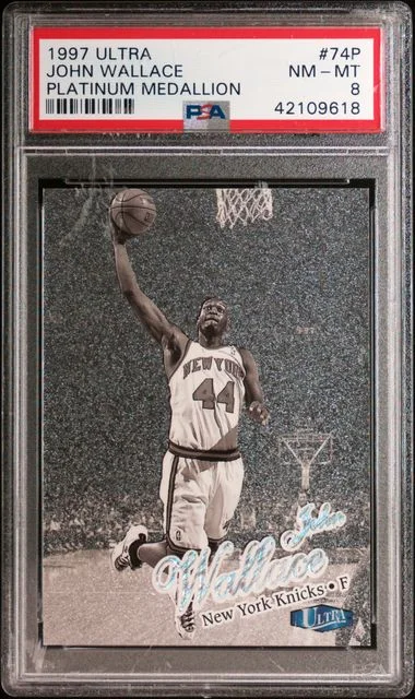 1997 Fleer Ultra John Wallace Platinum Medallion #74P card image