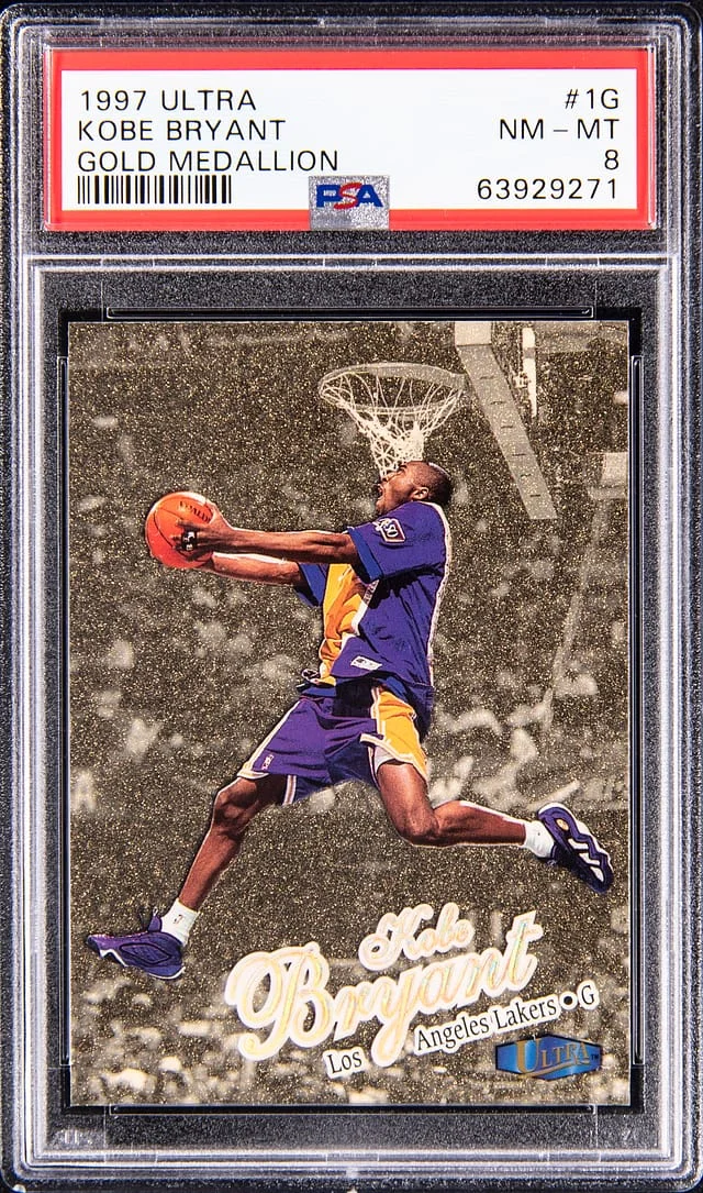 1997 Fleer Ultra Kobe Bryant Gold Medallion #1G card image