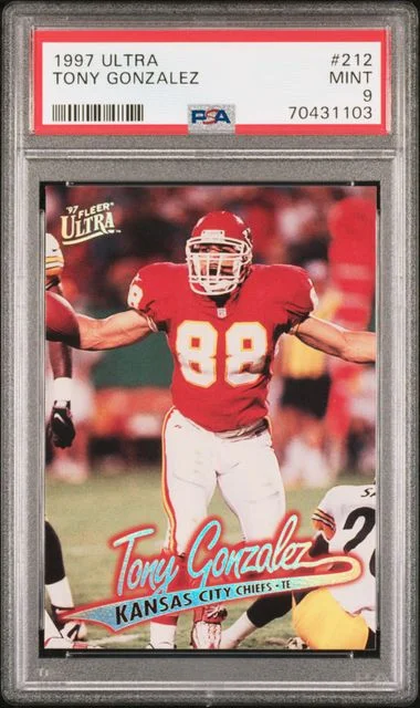 1997 Fleer Ultra Tony Gonzalez #212 card image