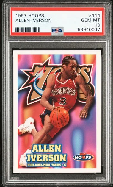 1997 Hoops Allen Iverson #114 card image
