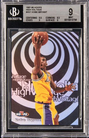 1997 Hoops Kobe Bryant High Voltage #Hv1 card image