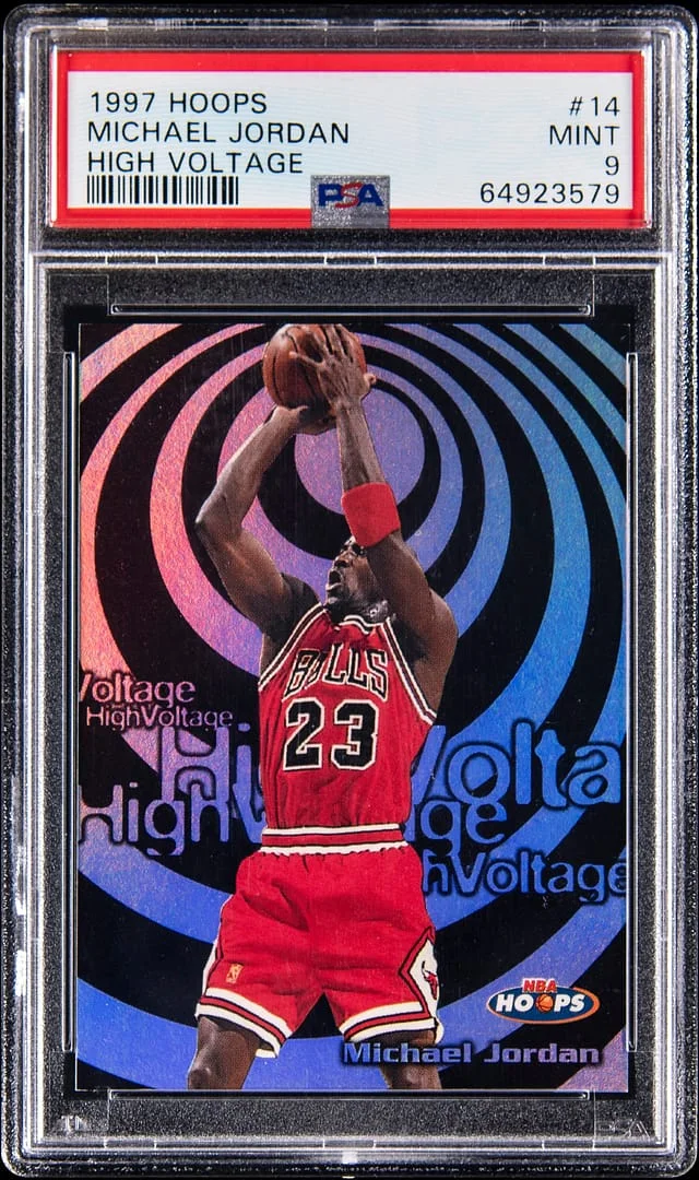 1997 Hoops Michael Jordan High Voltage #14 card image