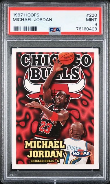 1997 Hoops Michael Jordan #220 card image