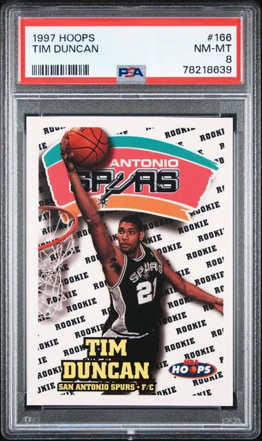 1997 Hoops Tim Duncan #166 card image
