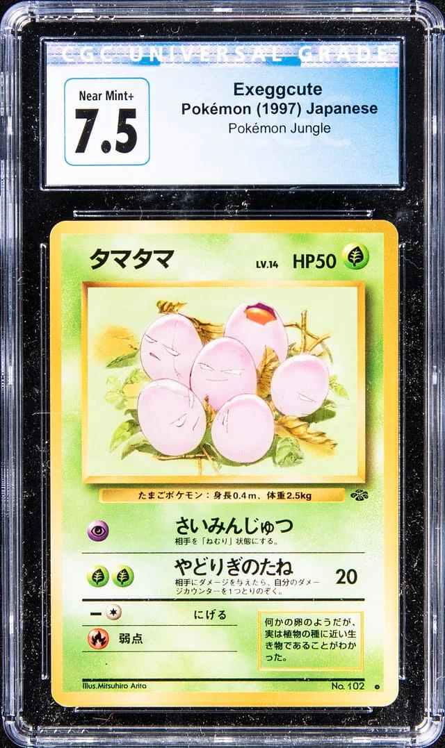 1997 Jungle Exeggcute #102 card image