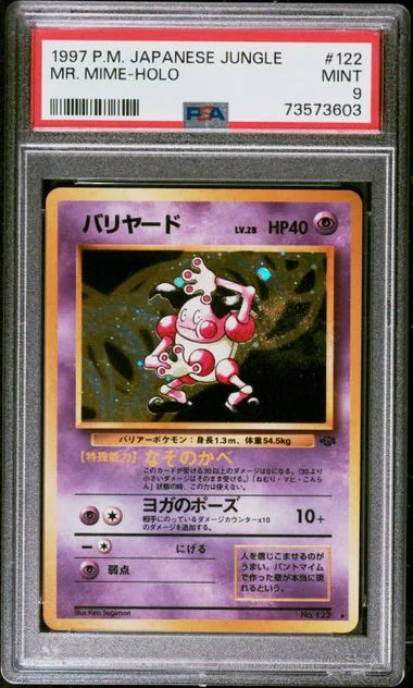 1997 Jungle Mr. Mime-Holo #122 card image