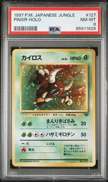 1997 Jungle Pinsir-Holo #127 card image