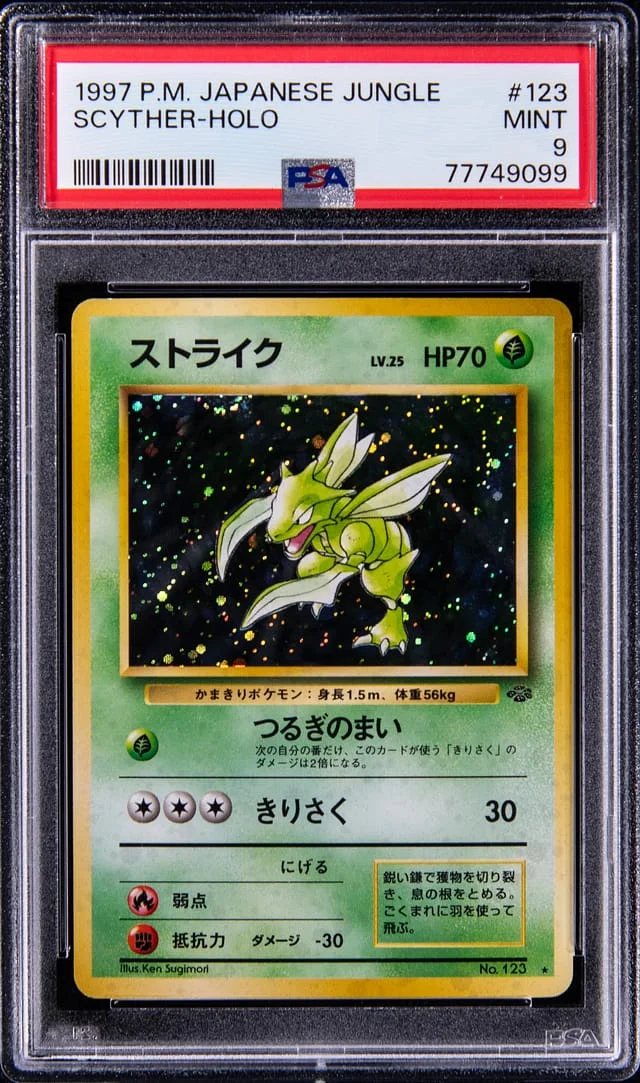 1997 Jungle Scyther-Holo #123 card image