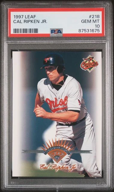 1997 Leaf Cal Ripken Jr. #218 card image