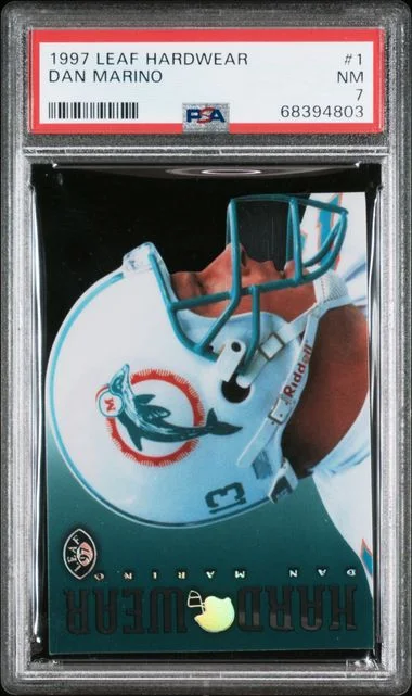 1997 Leaf Dan Marino Hardwear #1 card image