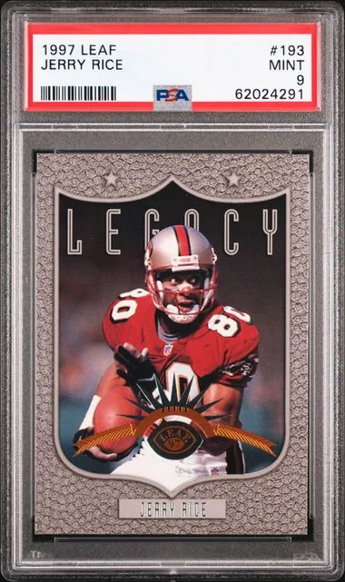 1997 Leaf Jerry Rice #193 card image