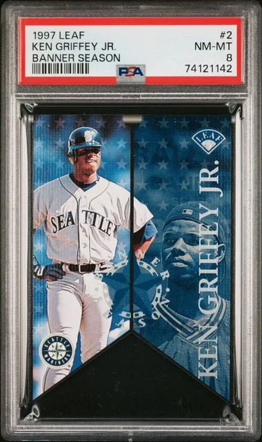 1997 Leaf Ken Griffey Jr. Banner Season #2 card image