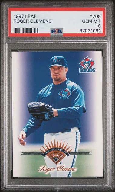 1997 Leaf Roger Clemens #208 card image
