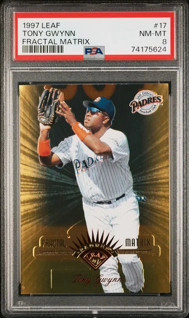 1997 Leaf Tony Gwynn Fractal Matrix #17 card image