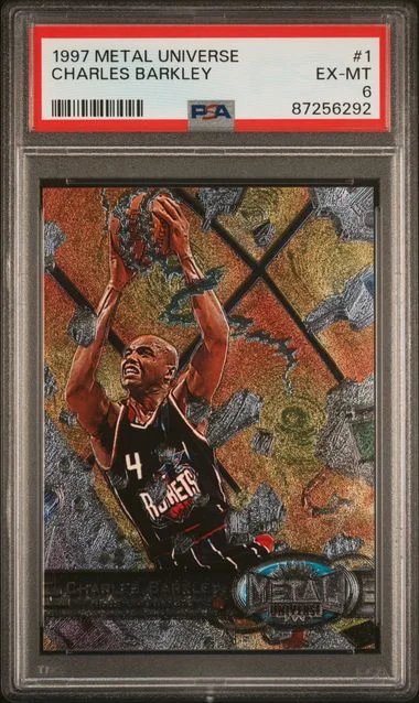 1997 Metal Universe Charles Barkley #1 card image