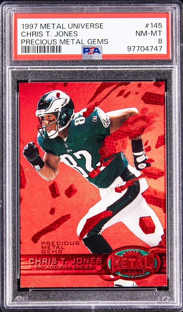 1997 Metal Universe Chris T. Jones Precious Metal Gems (PMG) #145 card image