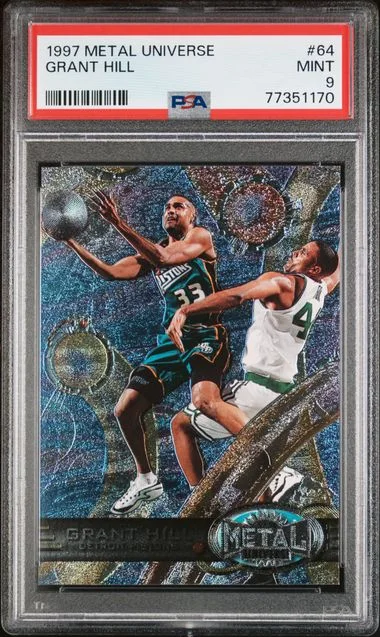 1997 Metal Universe Grant Hill #64 card image
