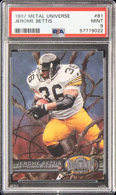 1997 Metal Universe Jerome Bettis #81 card image