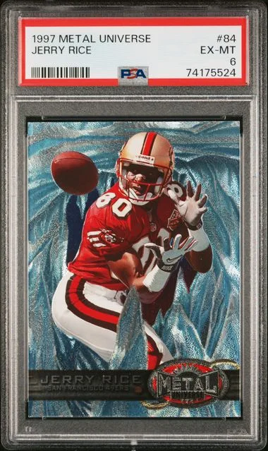 1997 Metal Universe Jerry Rice #84 card image