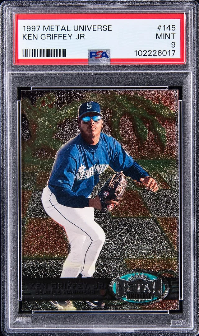 1997 Metal Universe Ken Griffey Jr. #145 card image