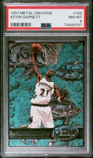 1997 Metal Universe Kevin Garnett #109 card image