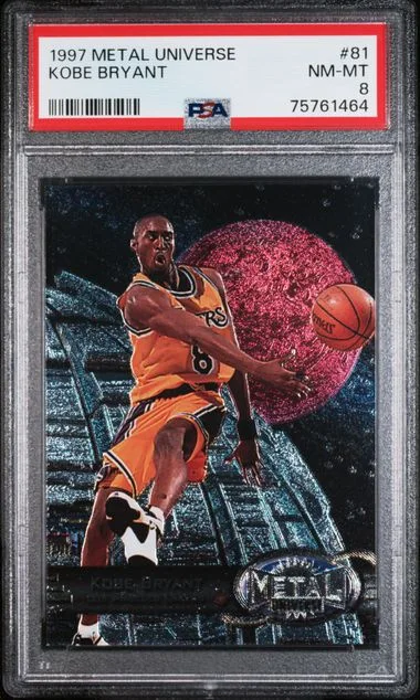 1997 Metal Universe Kobe Bryant #81 card image