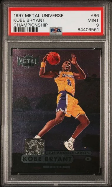 1997 Metal Universe Kobe Bryant Championship #86 card image