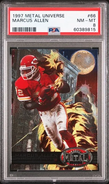 1997 Metal Universe Marcus Allen #66 card image