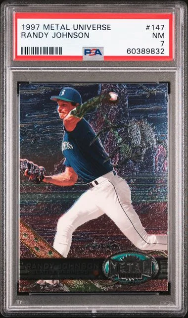 1997 Metal Universe Randy Johnson #147 card image