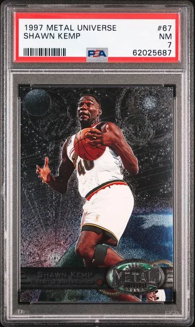 1997 Metal Universe Shawn Kemp #67 card image