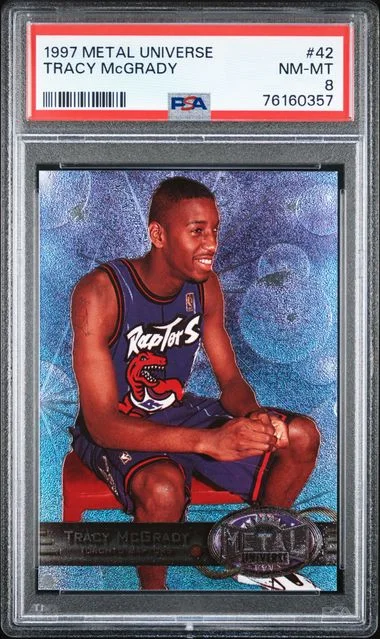 1997 Metal Universe Tracy Mcgrady #42 card image