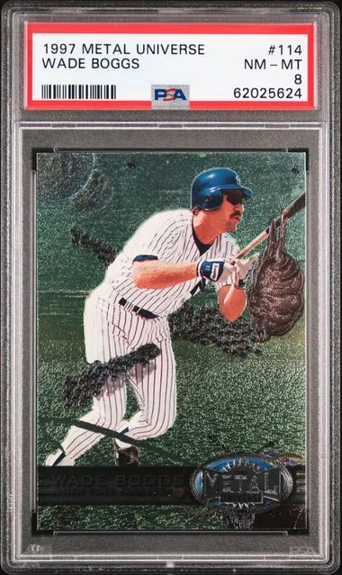 1997 Metal Universe Wade Boggs #114 card image