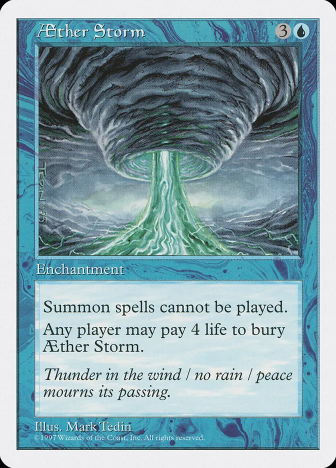 1997 Fifth Edition Aether Storm uncommon #70 uncommon card image