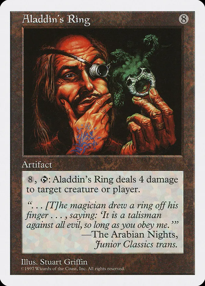 1997 Fifth Edition Aladdin's Ring rare #346 rare card image