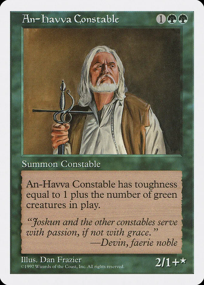 1997 Fifth Edition An-Havva Constable #277 rare card image