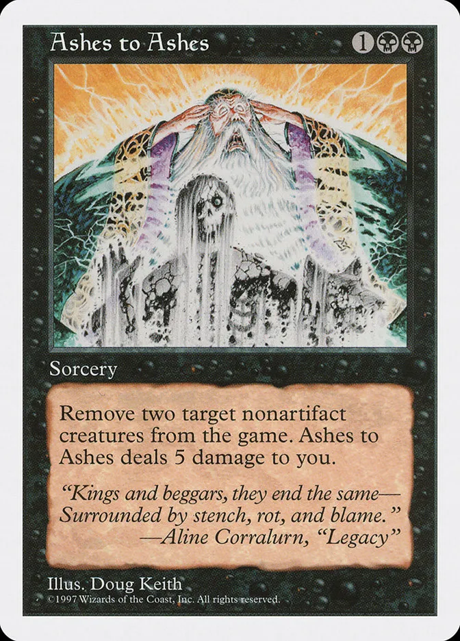 1997 Fifth Edition Ashes to Ashes uncommon #141 uncommon card image